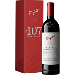 2019 Penfolds Bin 407 Cabernet Sauvignon with Gift Box